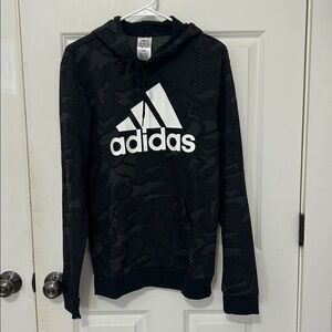 Adidas Tech Fleece Pullover Hoodie size small black